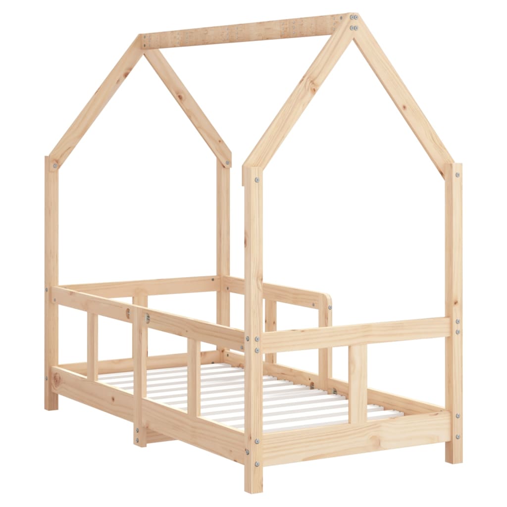 Kids Bed Frame Solid Wood Pine
