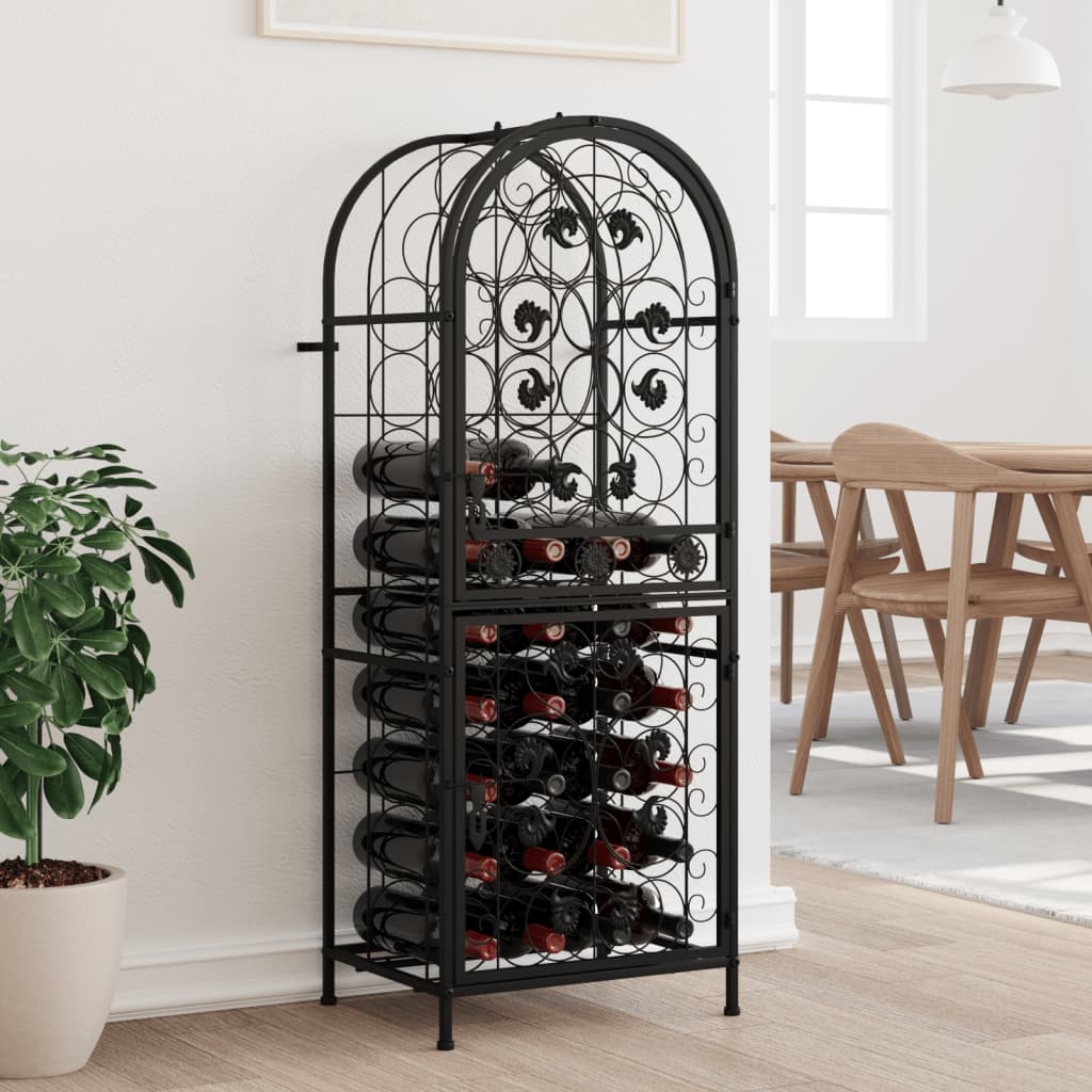 Wine Rack For 45 Bottles Metal
