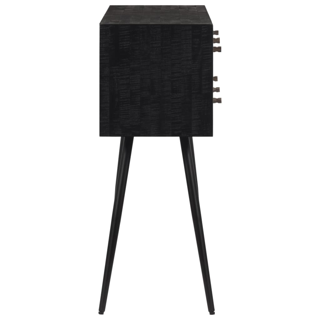 Console Table With Drawers 116X30X76 Cm Solid Reclaimed Teak