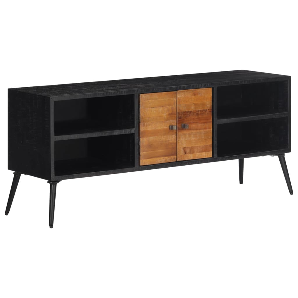Tv Cabinet 112X31X45 Cm Solid Reclaimed Teak