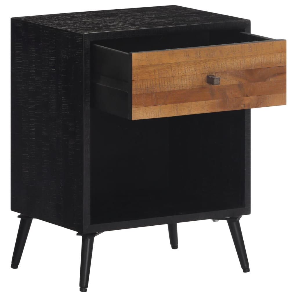 Bedside Cabinet 40X30X50 Cm Solid Wood Teak