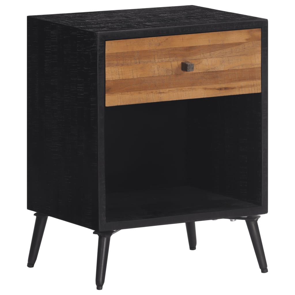Bedside Cabinet 40X30X50 Cm Solid Wood Teak