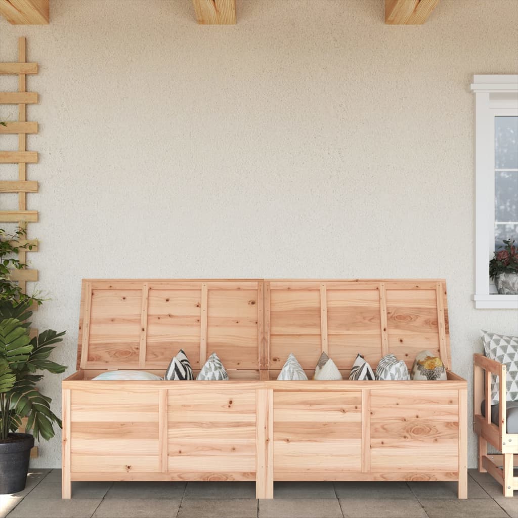 Garden Storage Box Solid Wood Fir