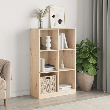 Bookcase 70X33X110 Cm Solid Wood Pine