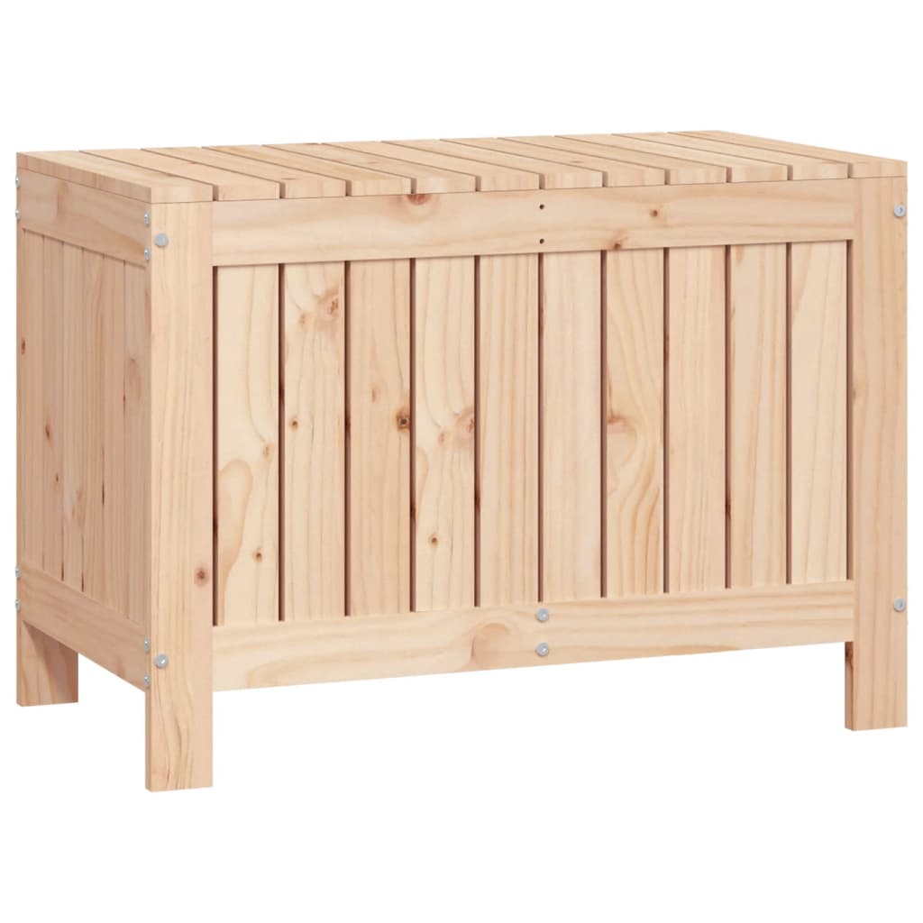 Garden Storage Box 76X42.5X54 Cm Solid Wood Pine