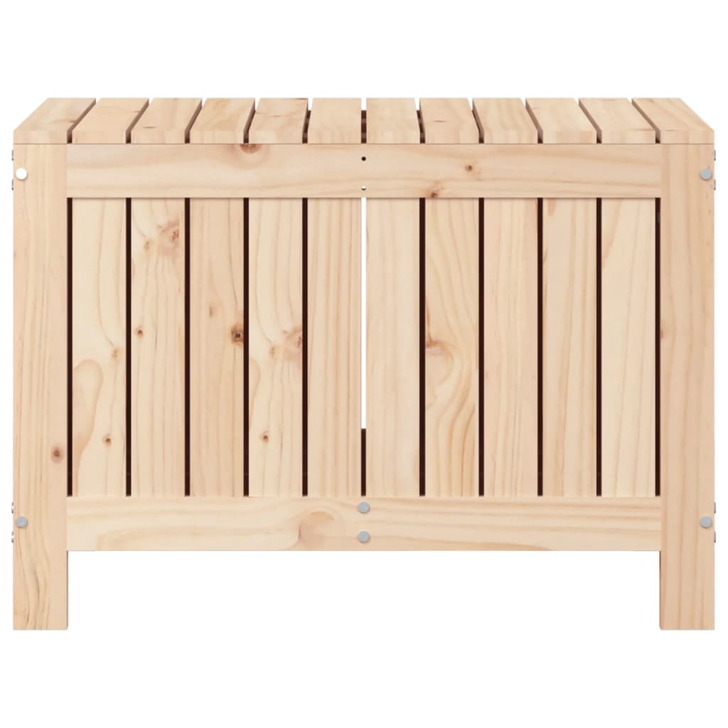 Garden Storage Box 76X42.5X54 Cm Solid Wood Pine