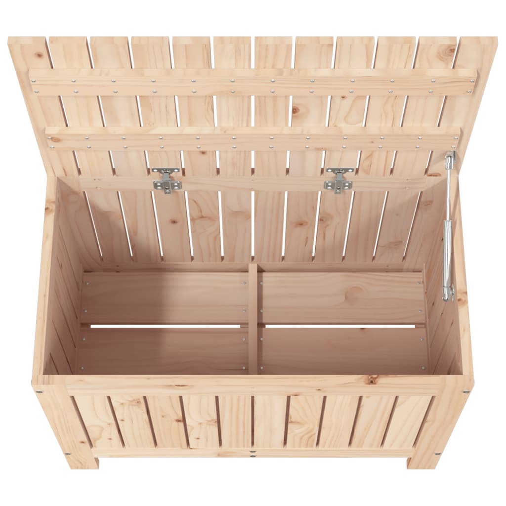 Garden Storage Box 76X42.5X54 Cm Solid Wood Pine