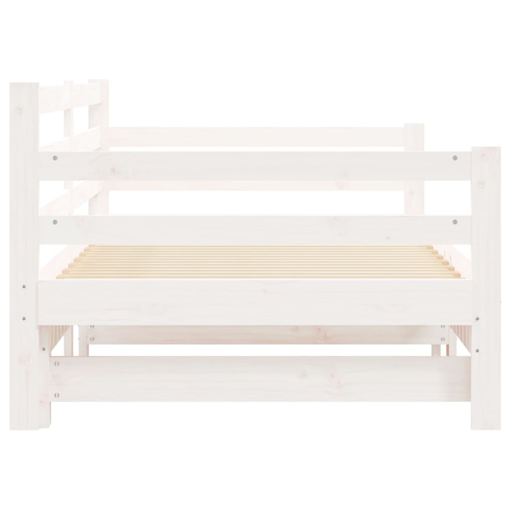 Daybed With Trundle Without Mattress Solid Wood