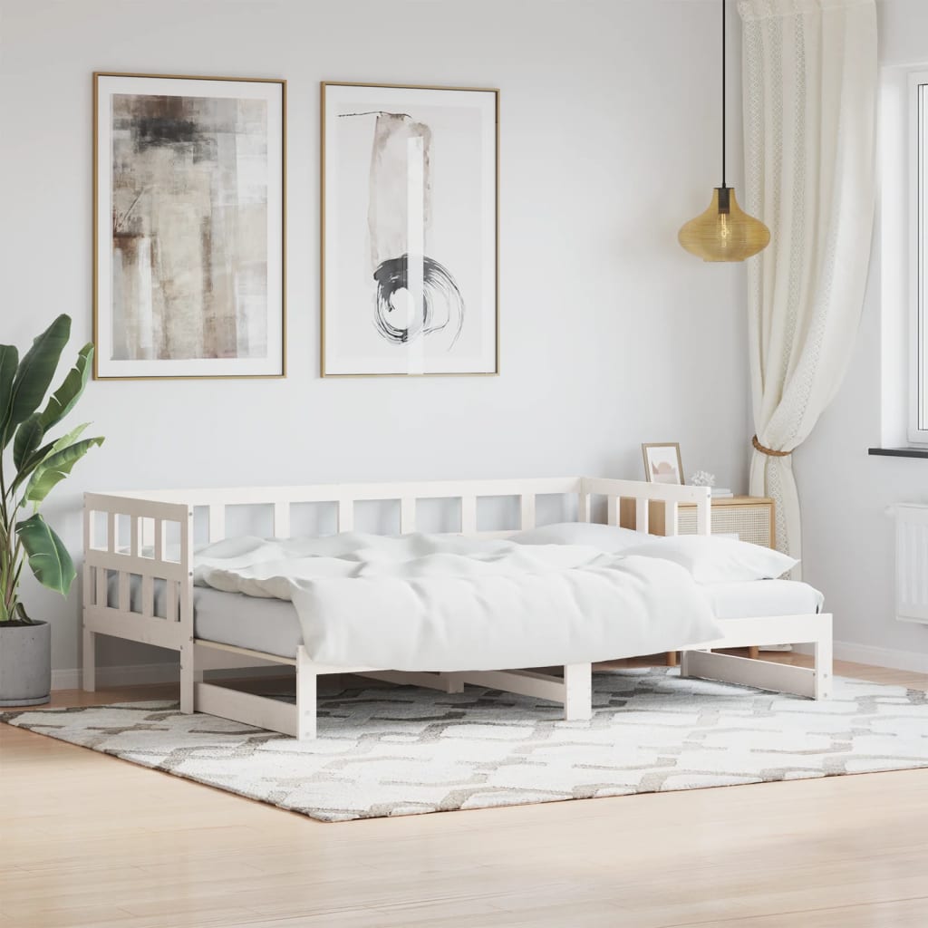 Daybed With Trundle Without Mattress Solid Wood