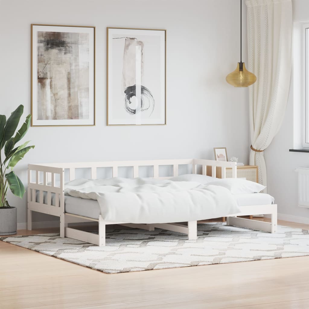Daybed With Trundle Without Mattress Solid Wood