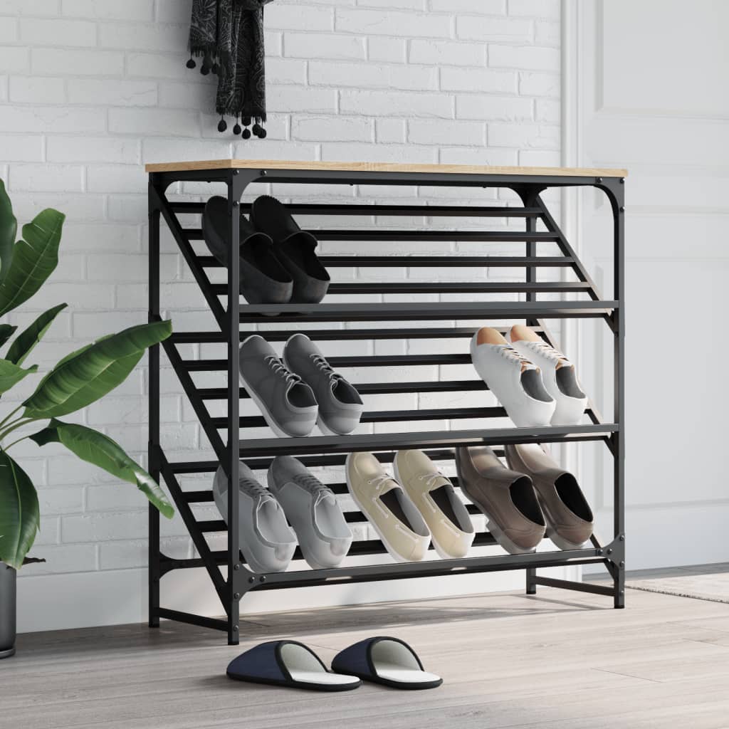 Shoe Rack 60X30X Engineered Wood