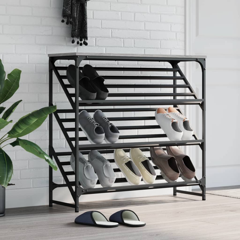 Shoe Rack 60X30X Engineered Wood