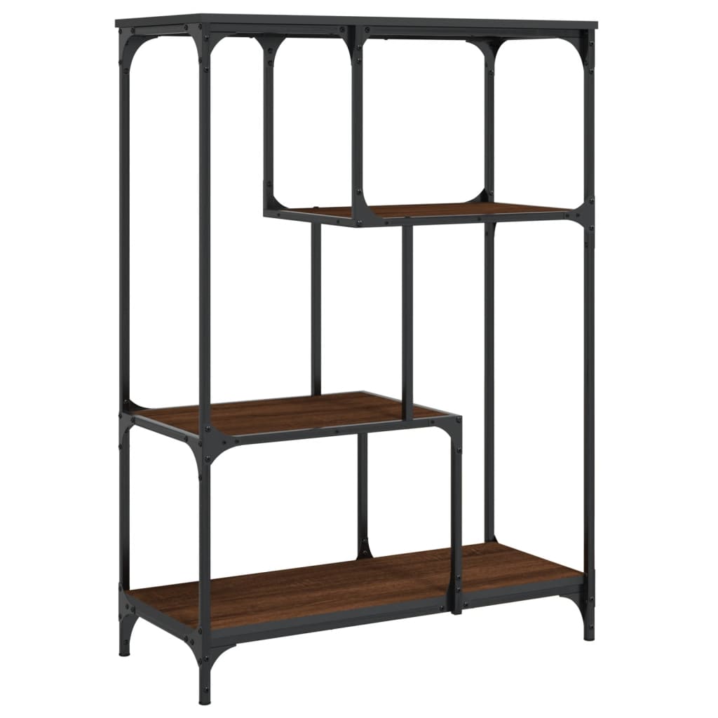 Bookshelf Engineered Wood And Steel