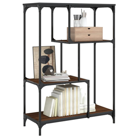 Bookshelf Engineered Wood And Steel
