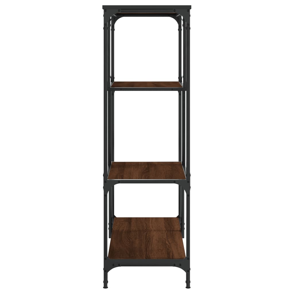 Bookshelf Engineered Wood And Steel