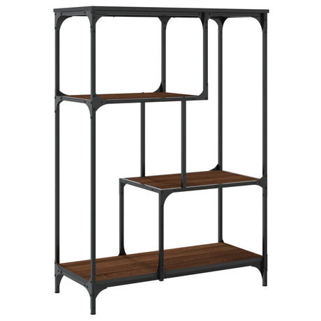 Bookshelf Engineered Wood And Steel
