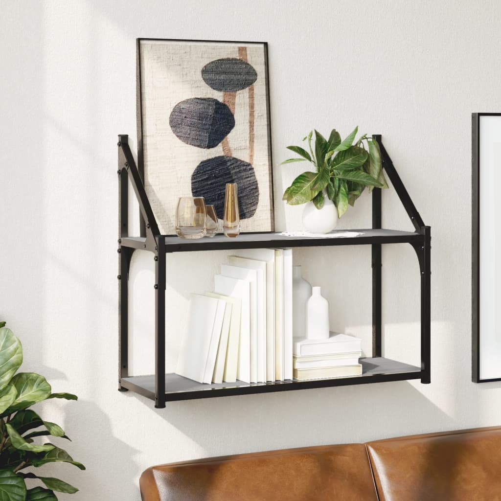 3-Tier Wall Shelf Engineered Wood