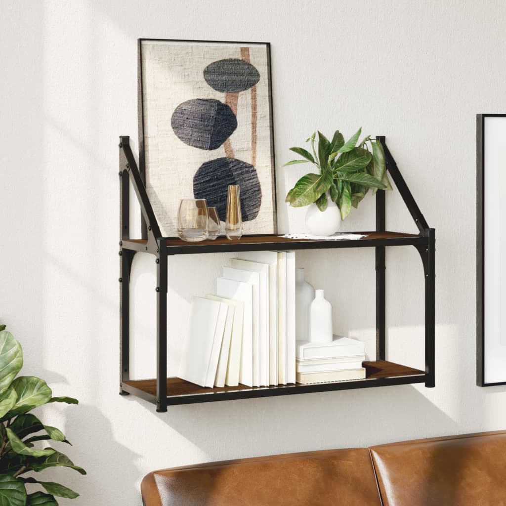 3-Tier Wall Shelf Engineered Wood