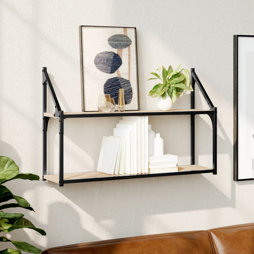 3-Tier Wall Shelf Engineered Wood