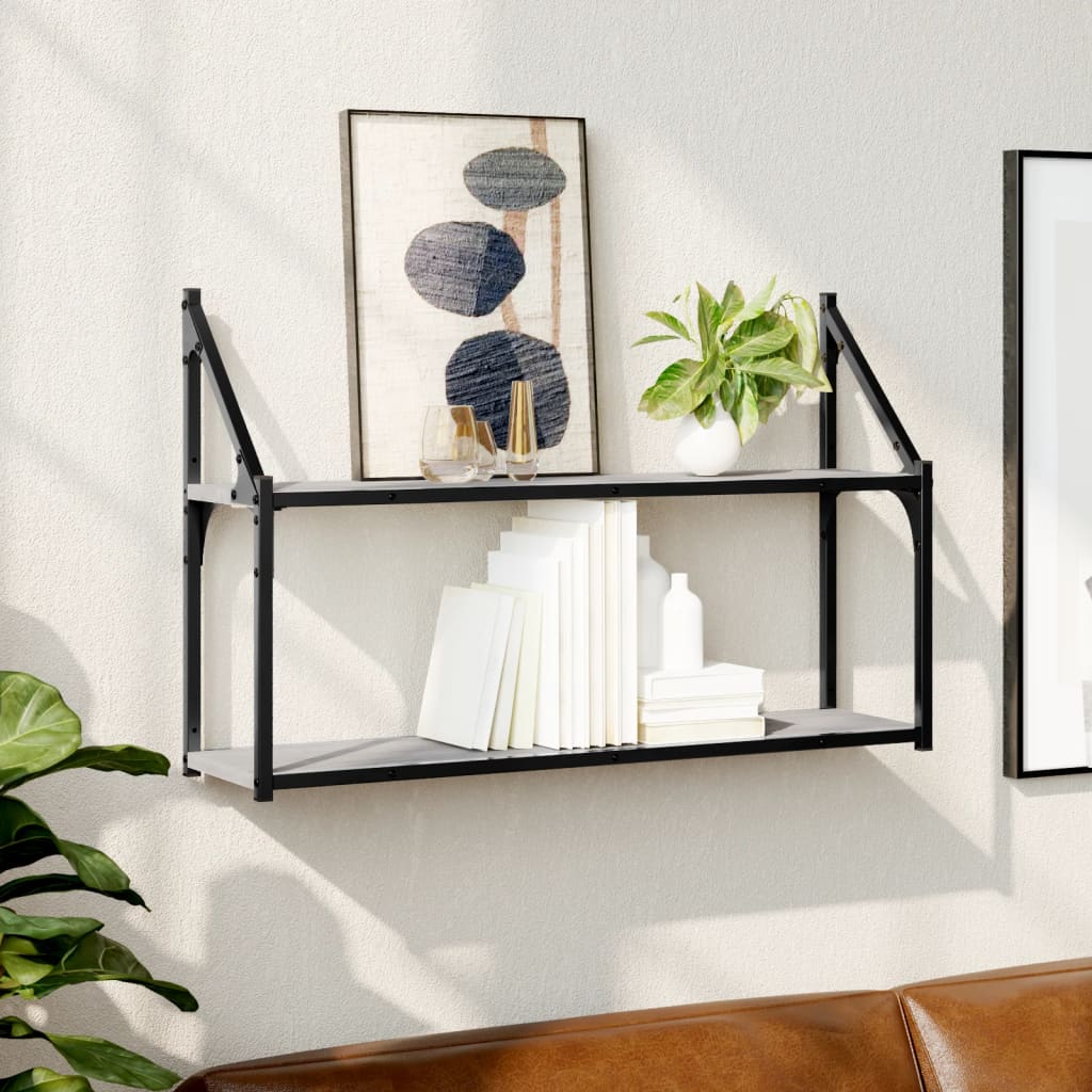 3-Tier Wall Shelf Engineered Wood