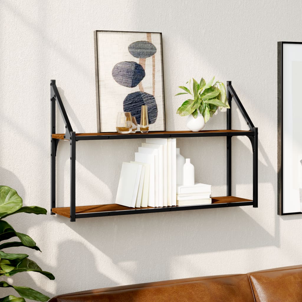 3-Tier Wall Shelf Engineered Wood