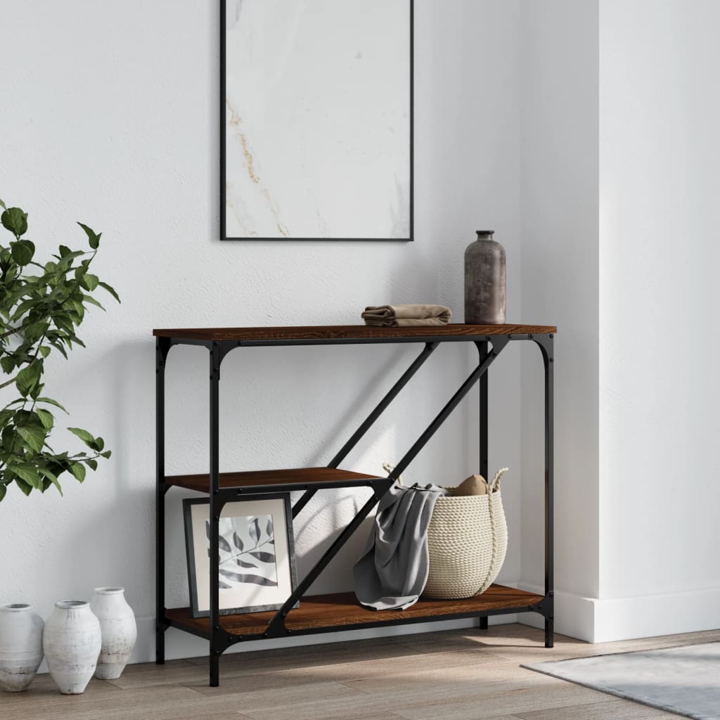 Console Table 88.5X30X75 Cm Engineered Wood