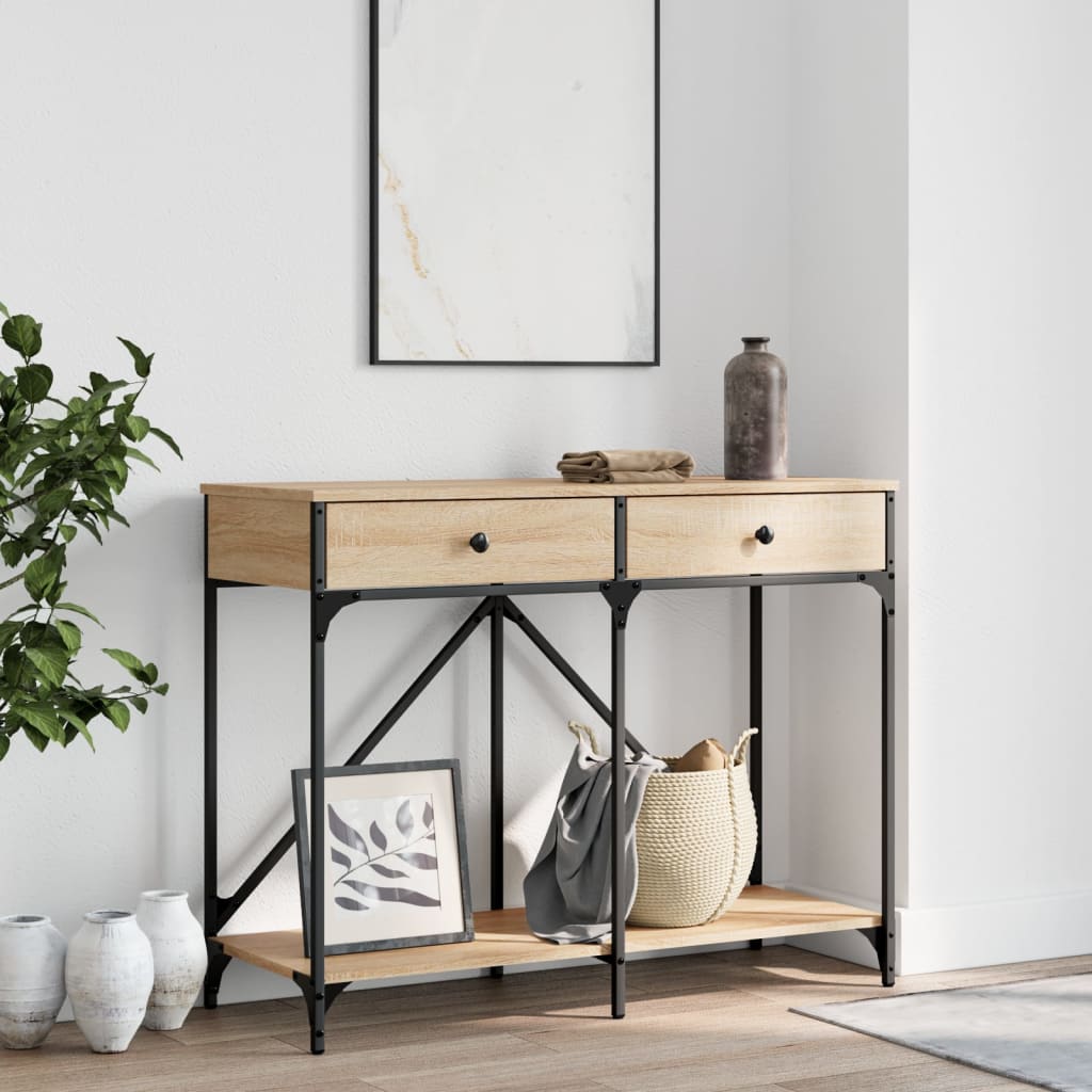 Console Table 100X39X78.5 Cm Engineered Wood