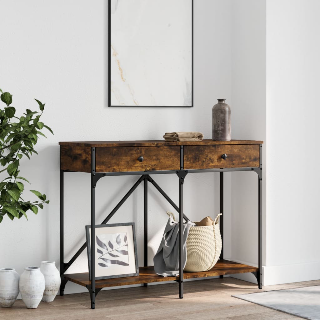 Console Table 100X39X78.5 Cm Engineered Wood