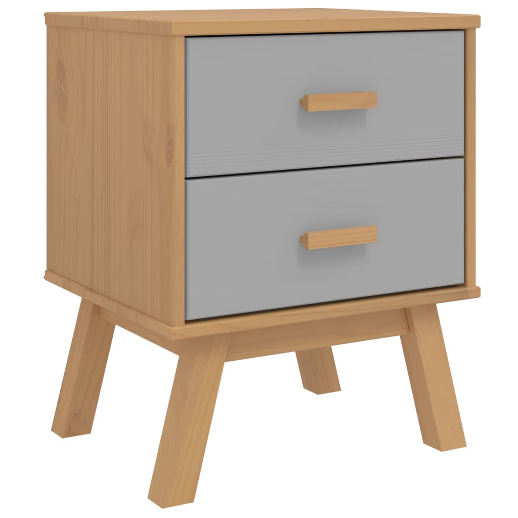 Bedside Cabinet Olden Solid Wood Pine