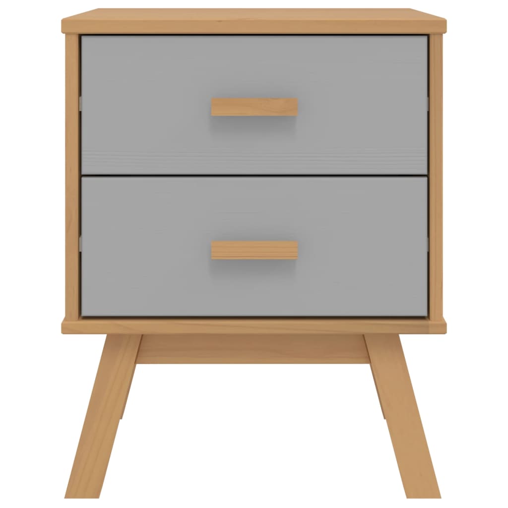 Bedside Cabinet Olden Solid Wood Pine