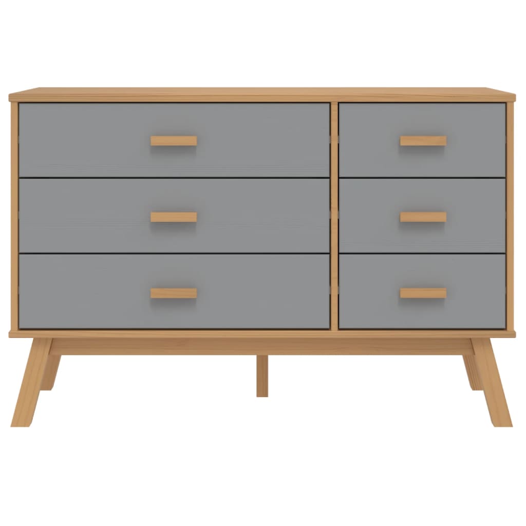 Drawer Cabinet Olden Solid Wood Pine