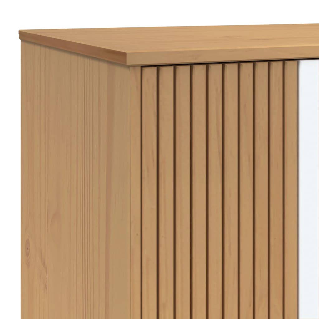 Wardrobe Olden 76.5X53X172 Cm Solid Wood Pine