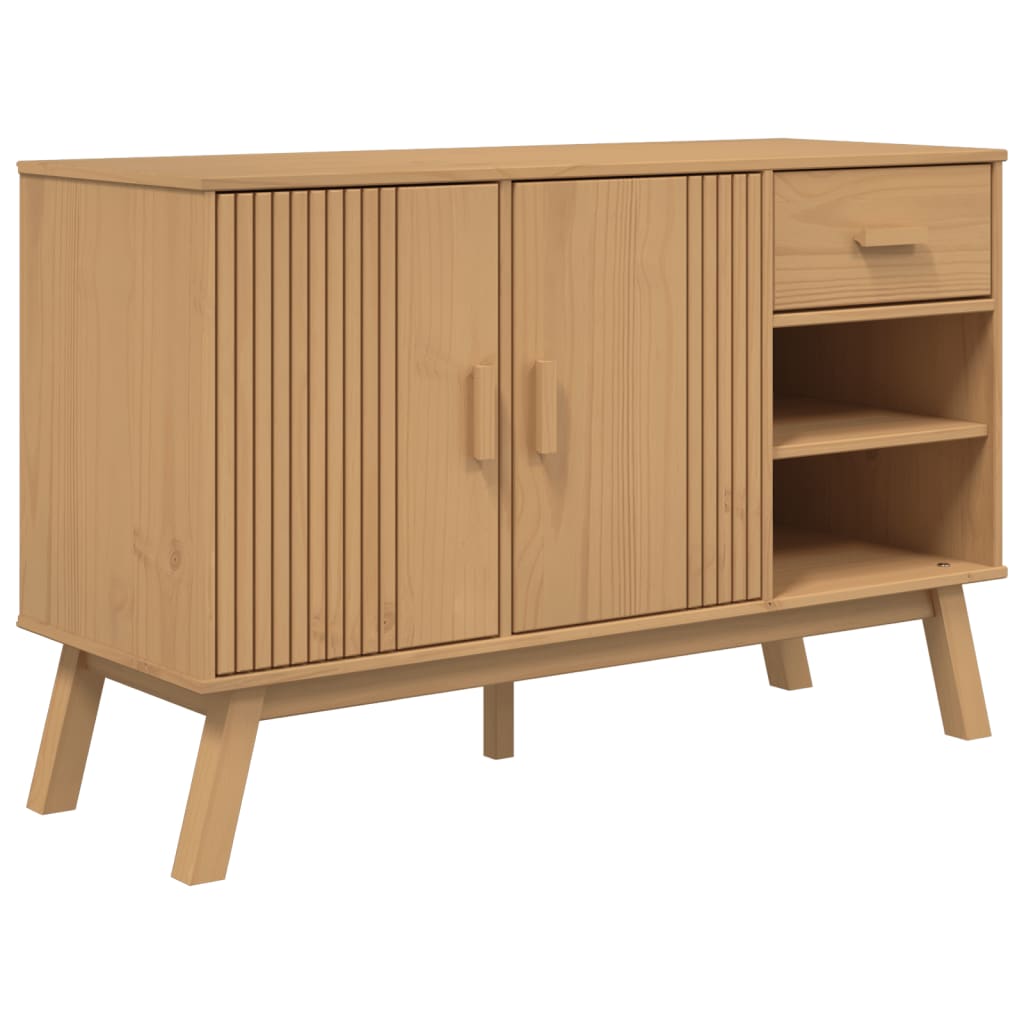 Sideboard Olden 114X43X73.5 Cm Solid Wood Pine
