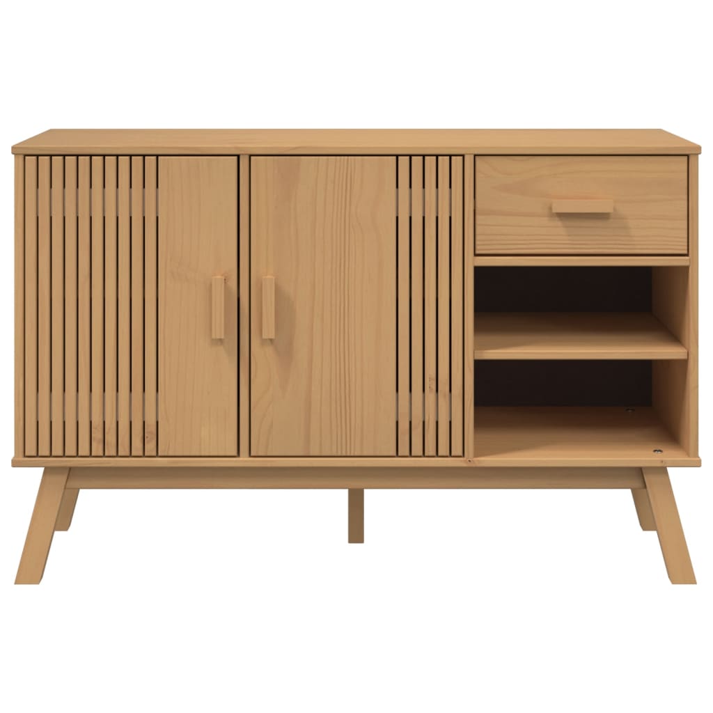 Sideboard Olden 114X43X73.5 Cm Solid Wood Pine