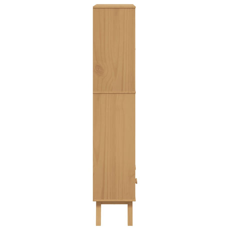Bookcase 4-Tier Olden Solid Wood Pine