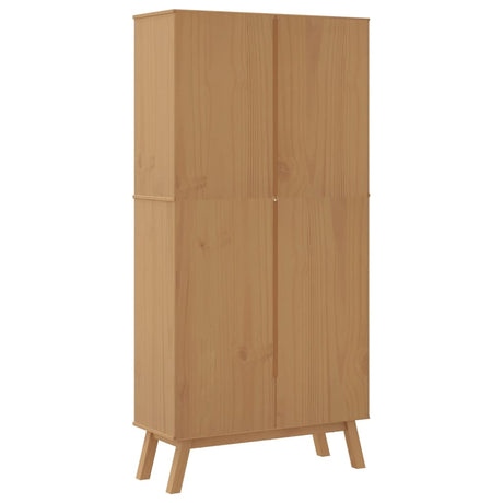 Bookcase 4-Tier Olden Solid Wood Pine