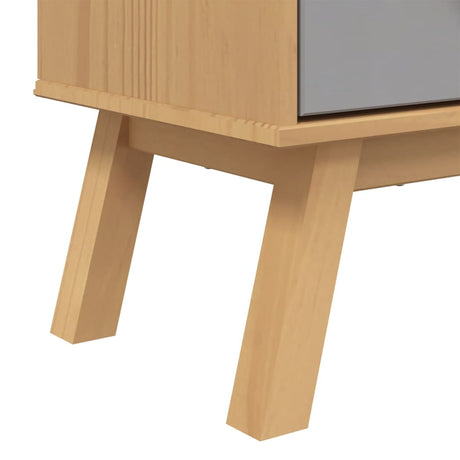 Bookcase 4-Tier Olden Solid Wood Pine