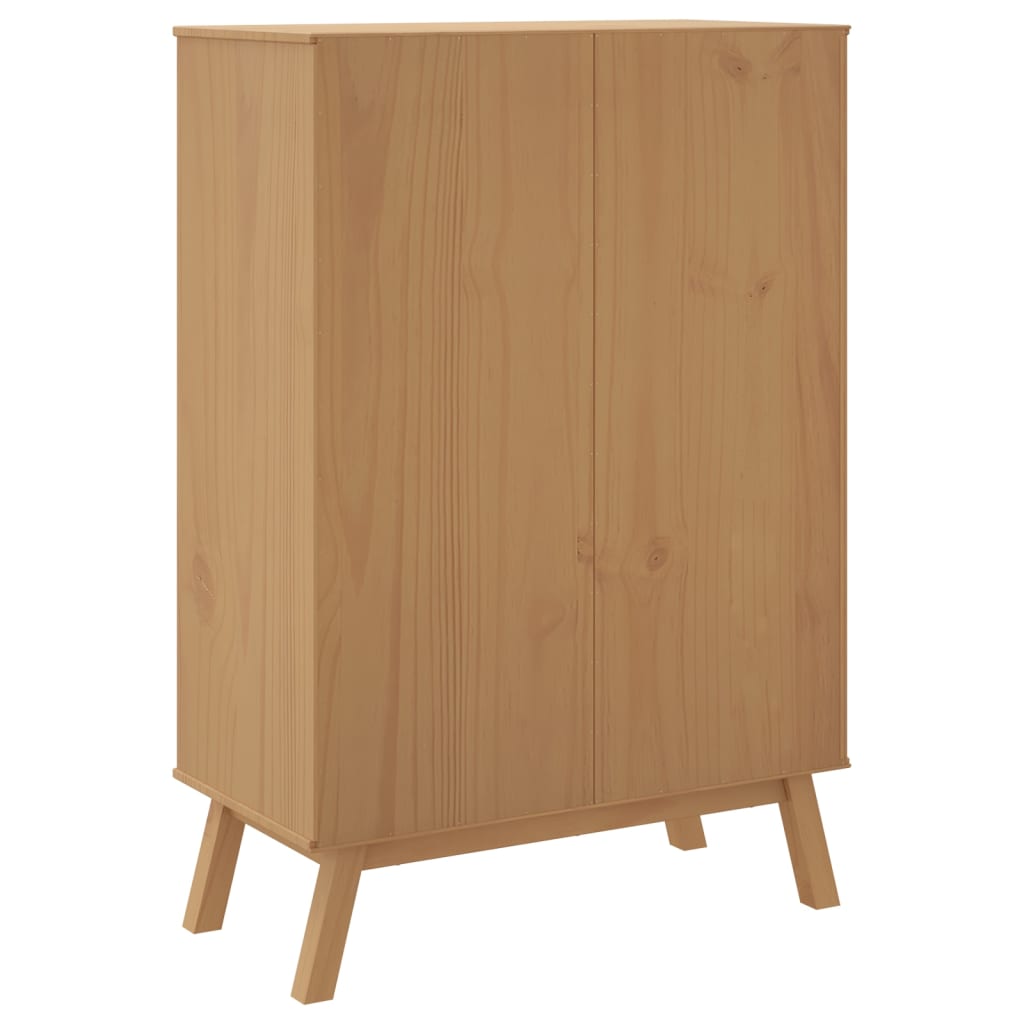 Highboard Olden 85X43X125 Cm Solid Wood Pine