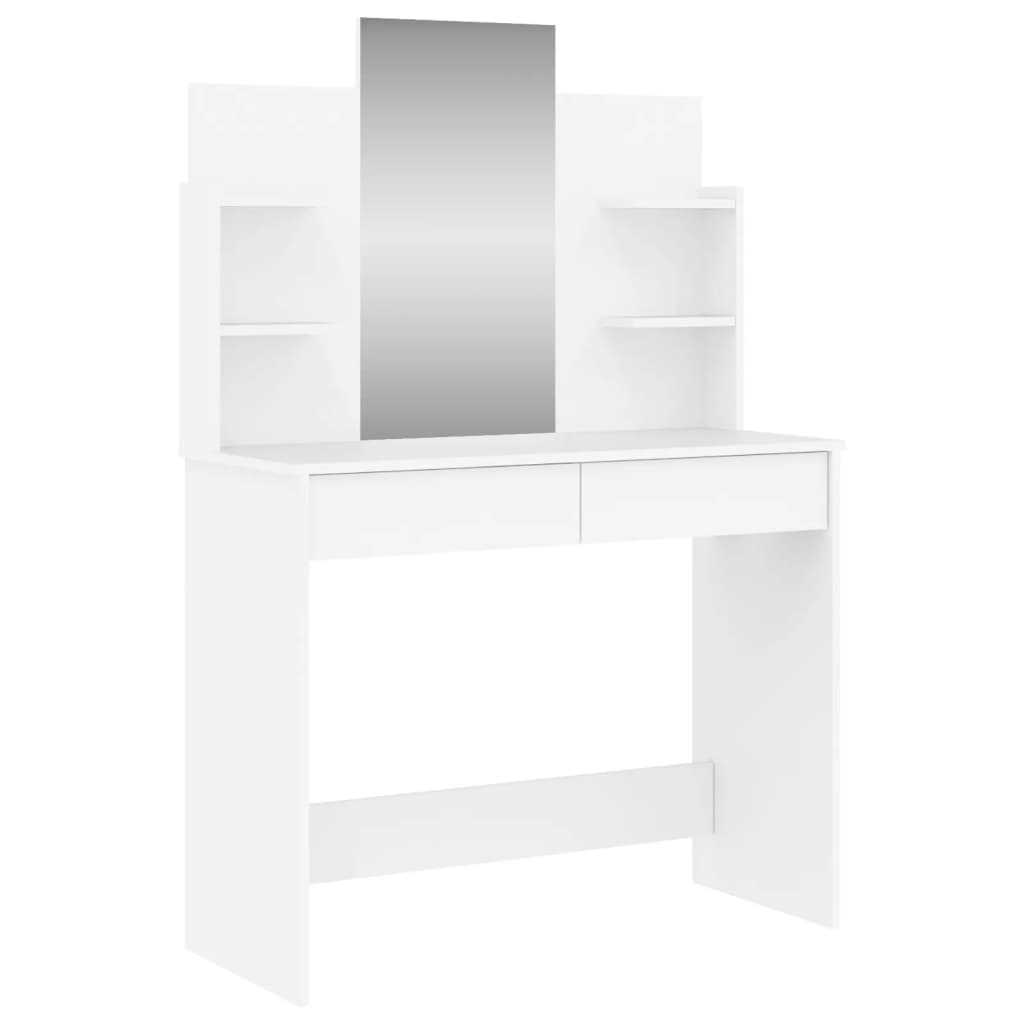 Dressing Table With Mirror 96X39X142 Cm