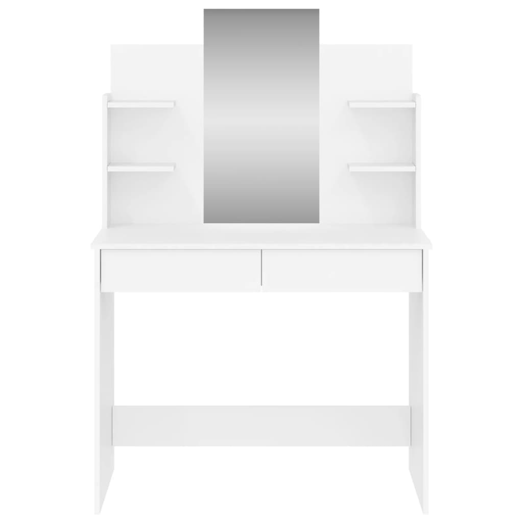 Dressing Table With Mirror 96X39X142 Cm