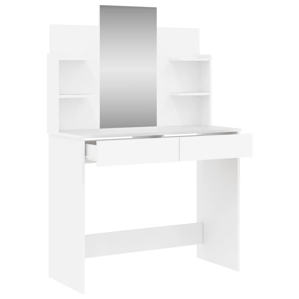 Dressing Table With Mirror 96X39X142 Cm