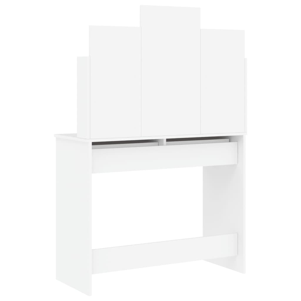 Dressing Table With Mirror 96X39X142 Cm