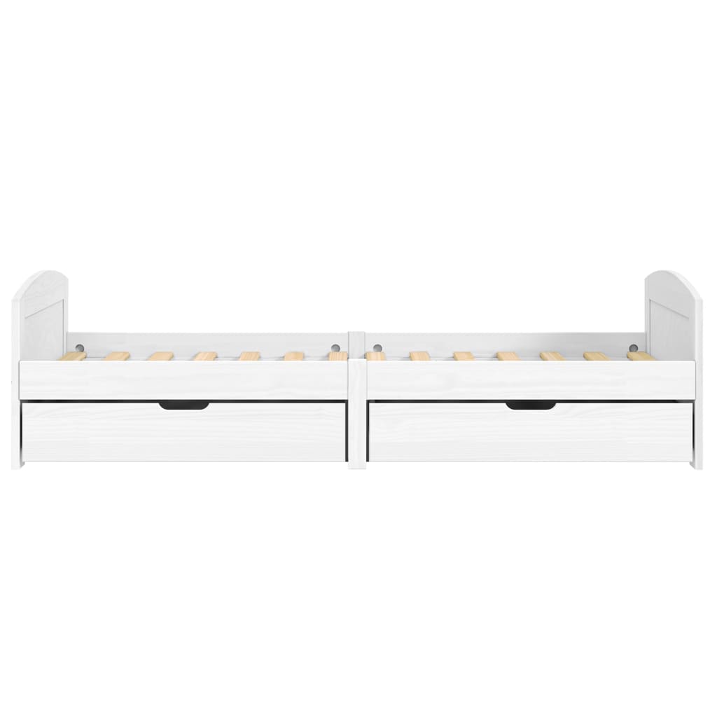 Day Bed With 2 Drawers Without Mattress "Irun" 90X200 Cm