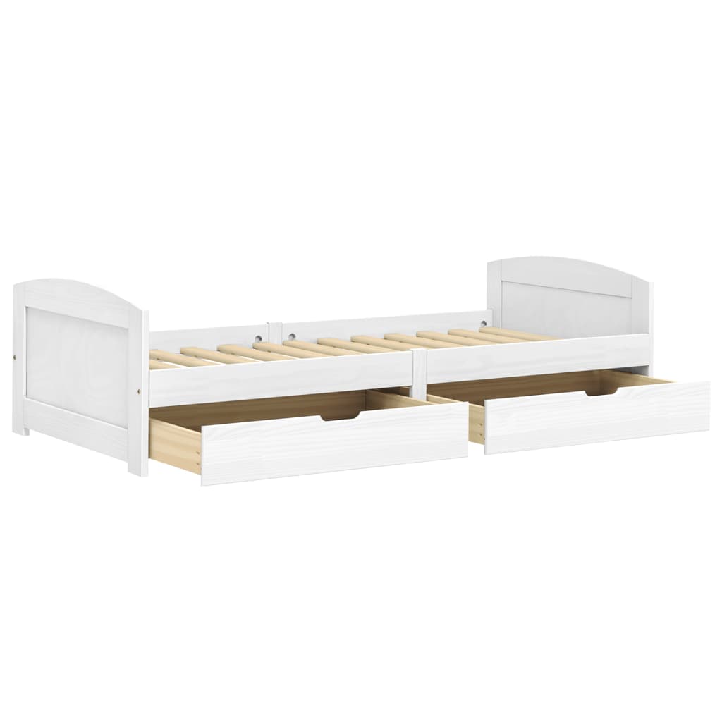 Day Bed With 2 Drawers Without Mattress "Irun" 90X200 Cm