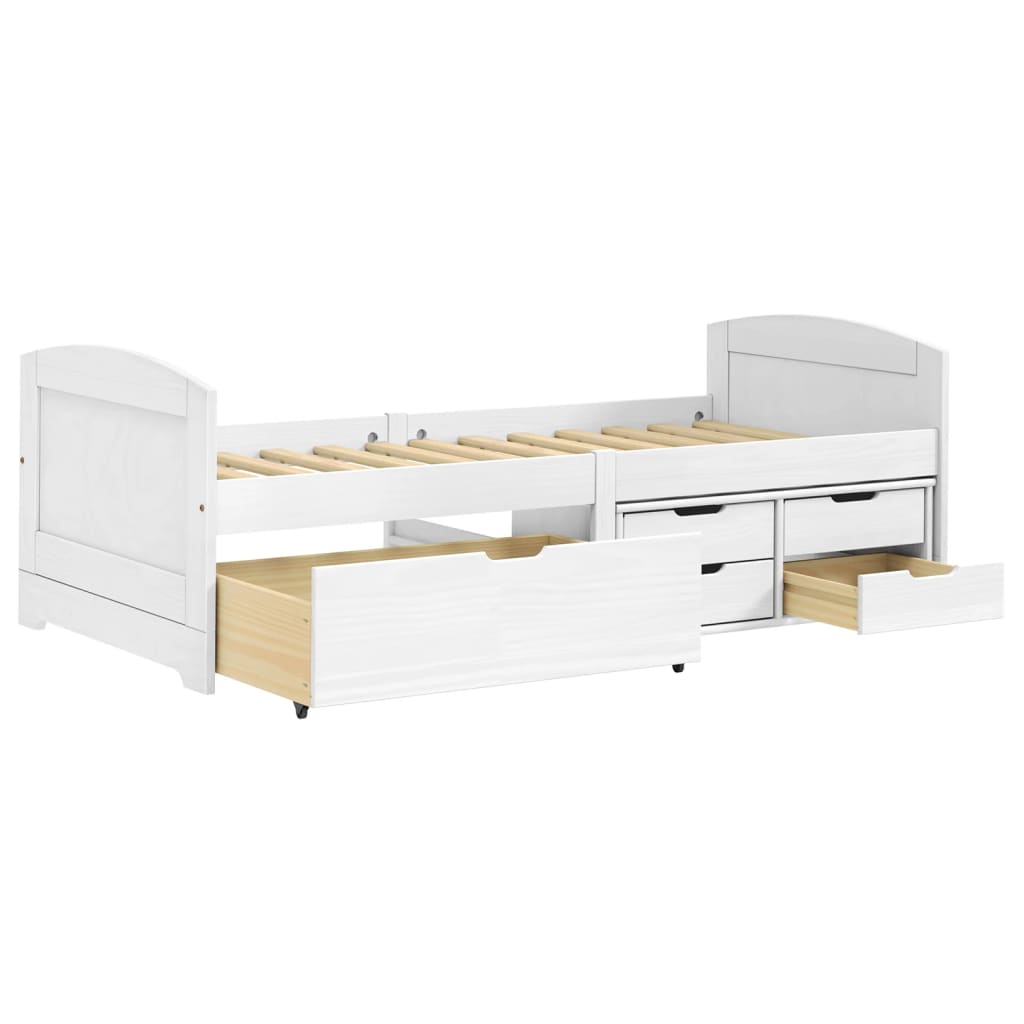 Day Bed With 5 Drawers Without Mattress "Irun" 90X200 Cm