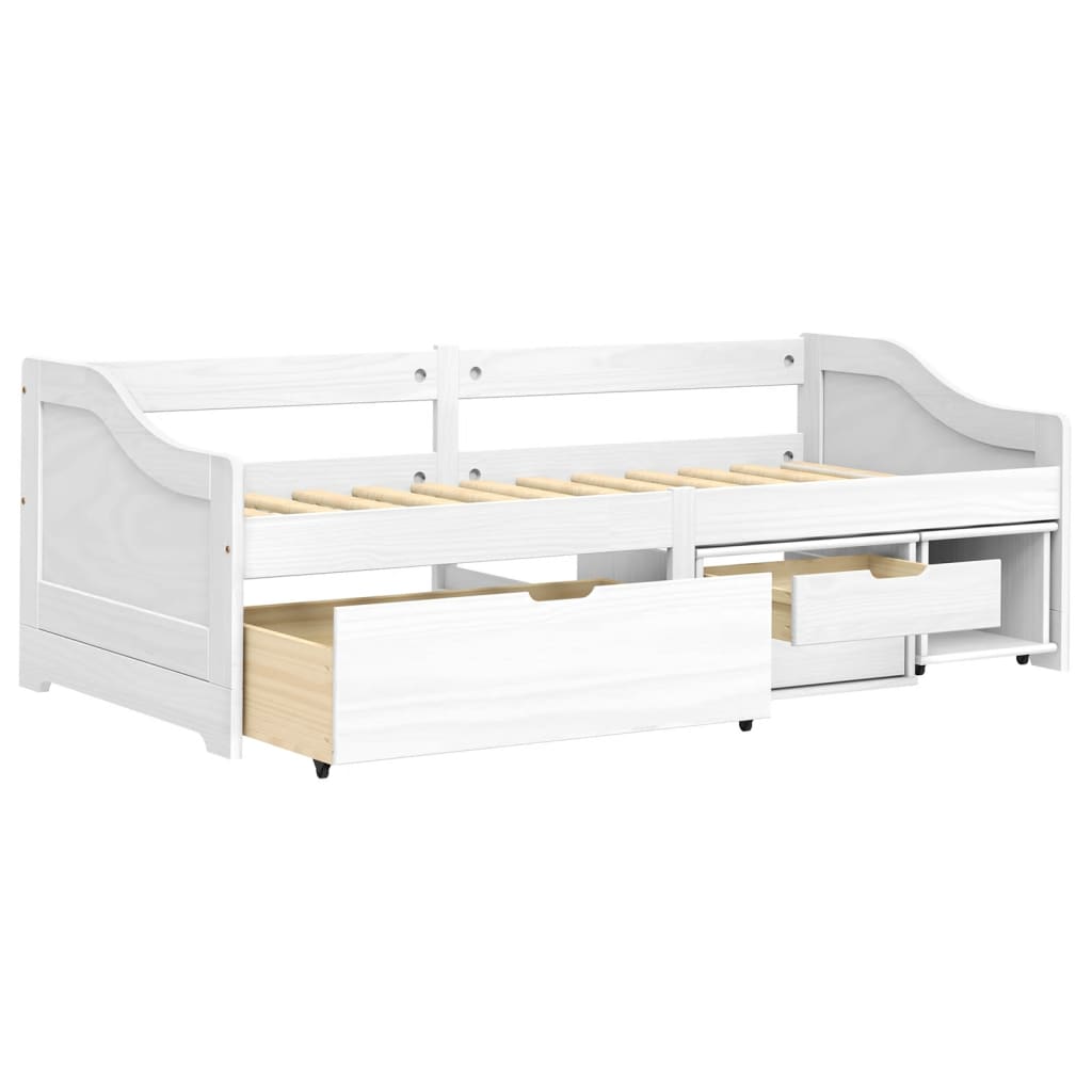 Day Bed With 3 Drawers Without Mattress "Irun" 90X200 Cm