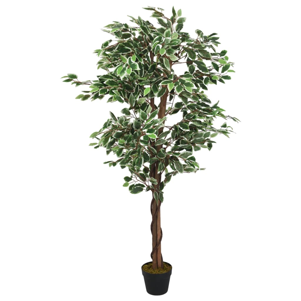 Artificial Ficus Tree 1260 Leaves Green