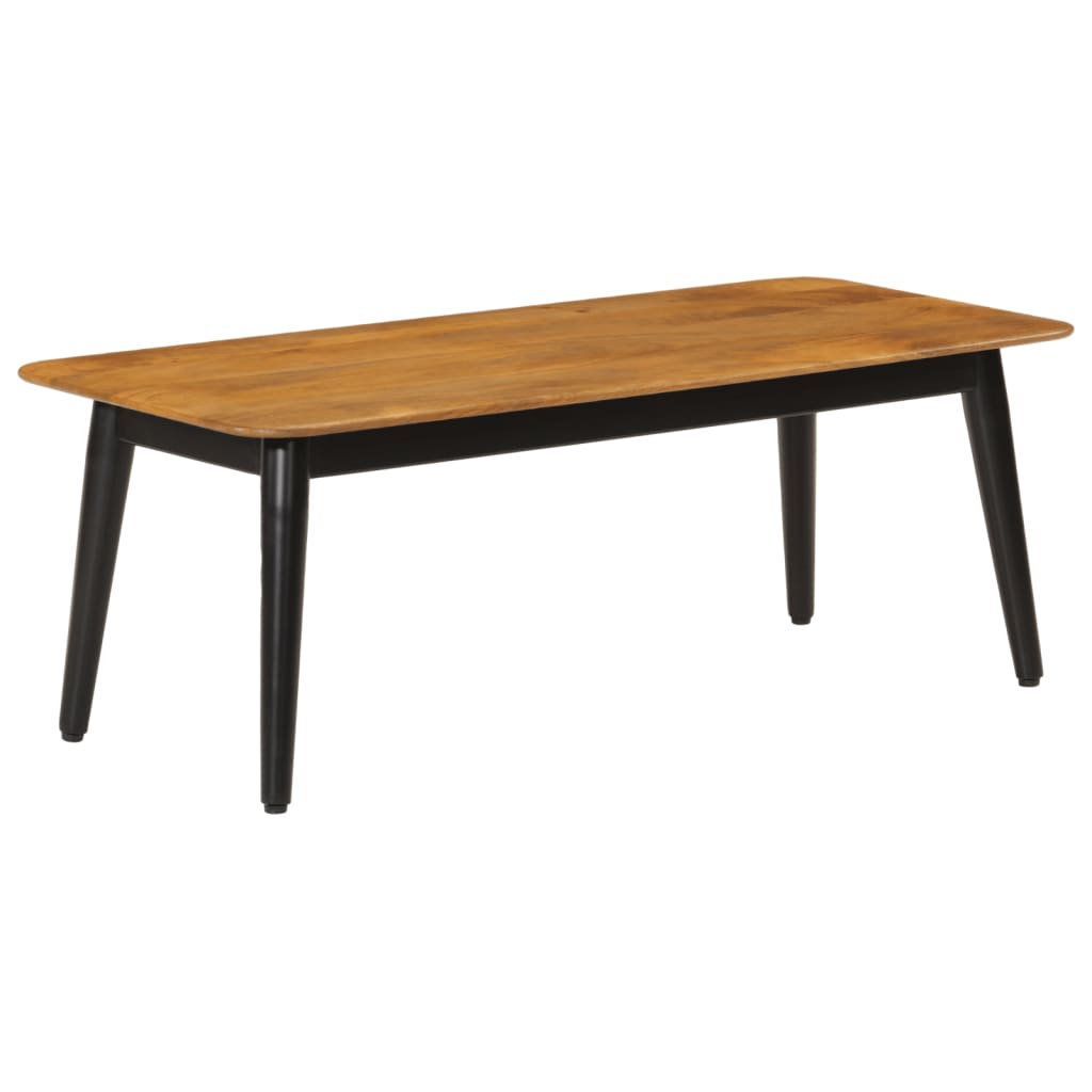 Coffee Table Solid Wood Mango And Iron