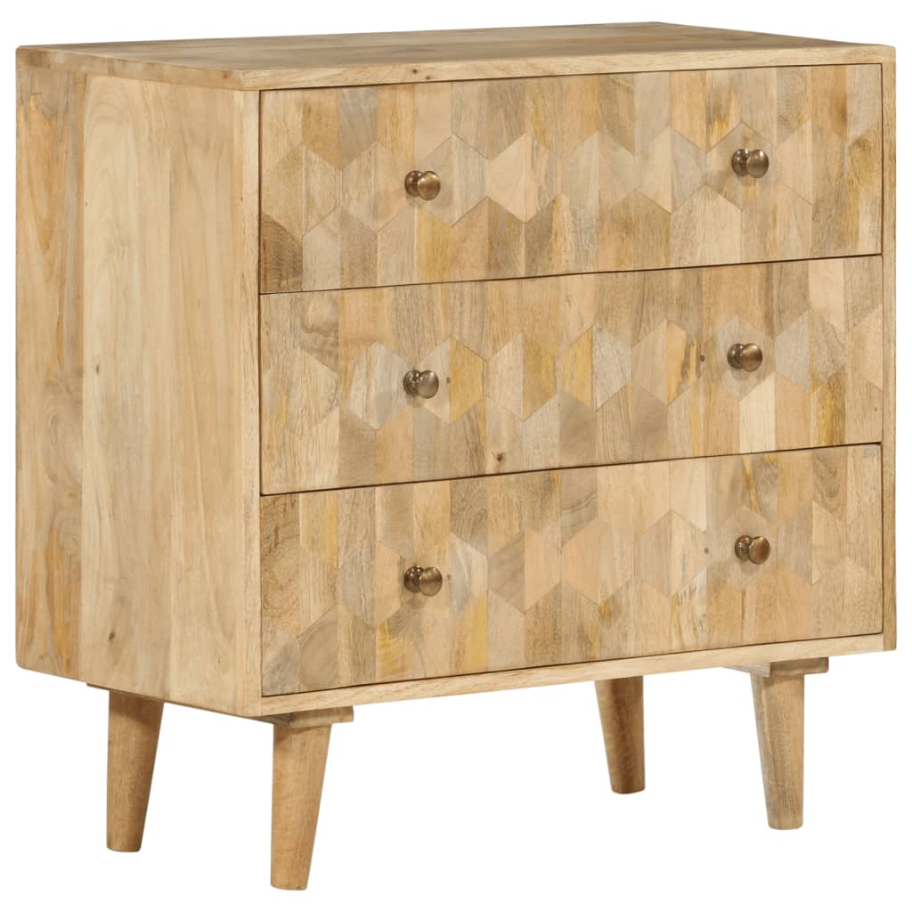Drawer Cabinet 70X35X Solid Wood Mango
