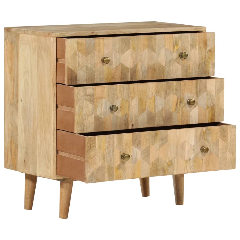 Drawer Cabinet 70X35X Solid Wood Mango